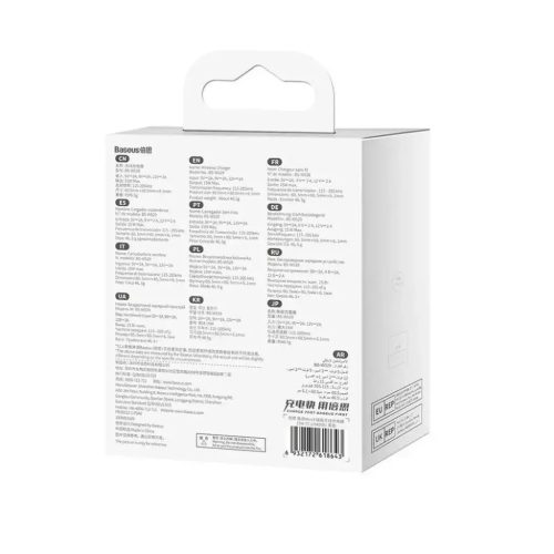 Baseus Simple Mini3 Mágneses Vezeték Nélküli Töltő 15W Fekete