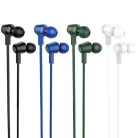 Fehér HOCO M86 vezetékes fülhallgatók Jack 3,5 mm mikrofonnal