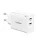 Choetech PD6013 2x USB-C PD 65W GaN fali töltő - fehér