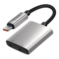   2 az 1-ben Audio Adapter Mcdodo CA-5570 2 az 1-ben USB-C - 2x USB-C átalakító kábel