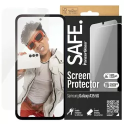   SAFE by PanzerGlass Ultra-Wide Fit edzett üveg pozicionálóval a Samsung Galaxy A35 5G számára üvegfólia