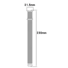 Honor Band 9 Kék Techsuit - Watchband 20mm (W009)