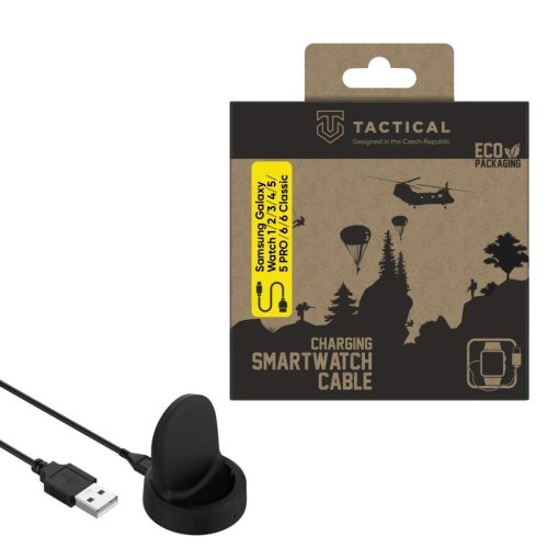 Tactical USB Töltőkábel Samsung Galaxy Watch 1/2/3/4/5/5 PRO/6/6 Classic számára
