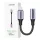 Ugreen US211 Lightning Mini Jack Audioadapter, 3.5mm 0.1m (fekete)