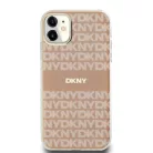 DKNY PC/TPU Ismétlődő Minta Tonális Csík Magsafe tok iPhone 11 Pink