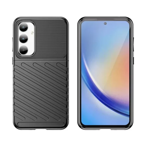 Thunder Case páncélozott tok Samsung Galaxy A35 - fekete