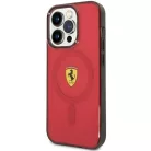 Ferrari FEHMP14XURKR iPhone 14 Pro Max 6.7" piros/piros keménytok Translucent MagSafe tok