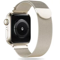   Tech-Protect MilaneseBand Apple Watch 4 / 5 / 6 / 7 / 8 / 9 / 10 / 11 / SE (38/40/41 mm) - bézs