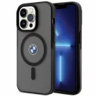iPhone 14 Pro Max 6,7" fekete/fekete BMW BMHMP14XDSLK keménytok Signature MagSafe tok