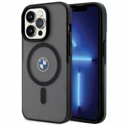   iPhone 14 Pro Max 6,7" fekete/fekete BMW BMHMP14XDSLK keménytok Signature MagSafe tok