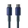 USB-C - USB-C kábel, Baseus Tungsten Gold, 100W, 1m (kék)