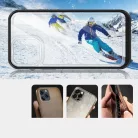 Clear 3in1 tok iPhone 13 Pro Max készülékhez, gél tok fekete kerettel