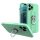 Ring Case szilikon tok ujjpánttal és állvánnyal iPhone 11 Pro Max-hoz, menta