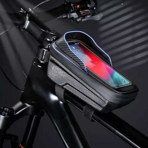 Tech-Protect V2 biciklis táska 1l kapacitással - fekete