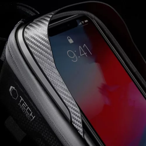 Tech-Protect V2 biciklis táska 1l kapacitással - fekete