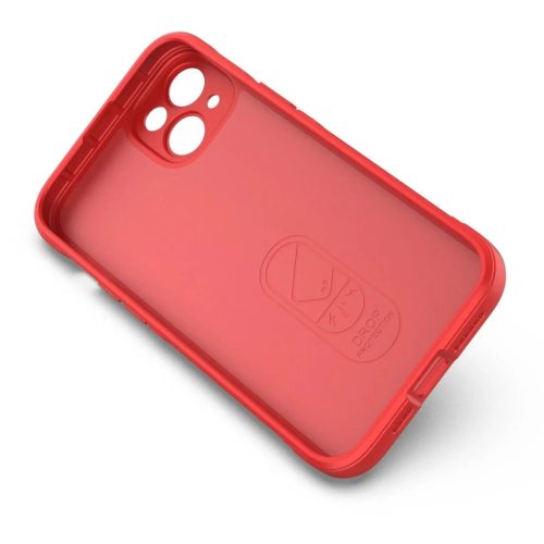 Magic Shield Case tok iPhone 14 Plus-hoz, rugalmas páncélozott borítás, piros
