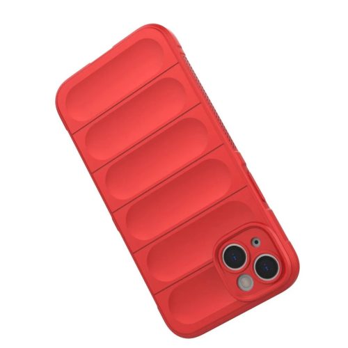 Magic Shield Case tok iPhone 14 Plus-hoz, rugalmas páncélozott borítás, piros