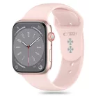 Tech-Protect Silicone szíj Apple Watch 4 / 5 / 6 / 7 / 8 /  9 / 10 / 11 / SE (38 / 40 / 41 mm) - Pink