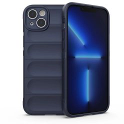   Magic Shield Case tok iPhone 14 Plus készülékhez rugalmas páncélozott sötétkék tok