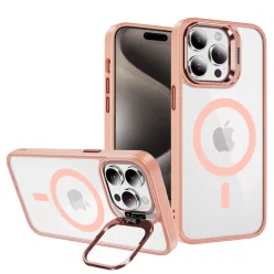   Tel Protect Kickstand Magsafe tok iPhone 11-hez világos rózsaszín