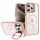 Tel Protect Kickstand Magsafe tok iPhone 11-hez világos rózsaszín