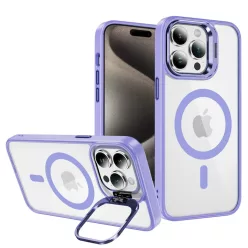 Tel Protect Kickstand Magsafe tok iPhone 11 világos lila