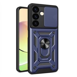   Hybrid Armor Camshield páncélozott tok Samsung Galaxy A15 kamerafedéllel - kék