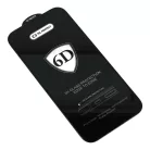 Full Glue 6D Üvegfólia iPhone 15 Plus Fekete - 10 Darabos Csomag