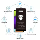 Full Glue 6D Üvegfólia IPHONE 15 PRO Fekete - 10 db