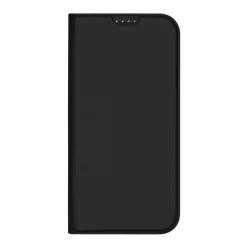   Dux Ducis Skin Pro iPhone 16 Pro fliptok kártyatartóval - fekete tok