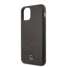 Mercedes Wood Line Rosewood tok iPhone 11 Pro Max - barna