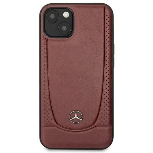 Mercedes MEHCP14MARMRE iPhone 14 Plus 6.7" piros kemény tok bőr Urban Bengale