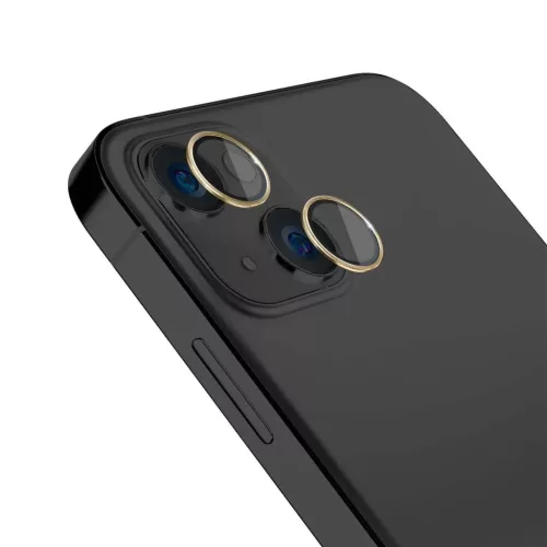 Apple iPhone 15 - 3mk Lens Protection Pro Sárga üvegfólia