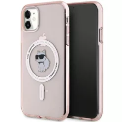   Karl Lagerfeld IML Choupette MagSafe tok iPhone 11 - rózsaszín