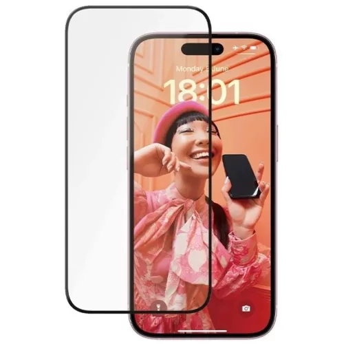 PanzerGlass Ceramic Protection kerámia üvegfólia iPhone 15-höz pozicionálóval