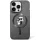 Karl Lagerfeld KLHMN61HGKCNOK iPhone 11 6,1" fekete/fekete kemény tok Karl&Choupette Csillámpor MagSafe tok