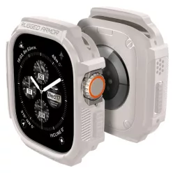   Apple Watch Ultra 1 / 2 / 3 (49 mm) bézs Spigen Rugged Armor tok