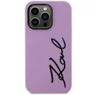 Karl Lagerfeld KLHCN61SKSVGU iPhone 11 6.1" lila/lila kemény tokozású Szilikon Signature tok