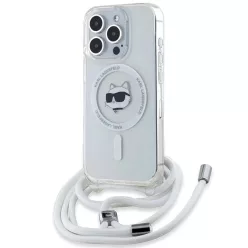   Karl Lagerfeld IML Choupette Head & Cord MagSafe tok iPhone 13 Pro Max - átlátszó