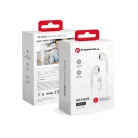 Forcell sztereó fülhallgató Apple iPhone Lightning 8-pin ÚJ DOBOZ fehér