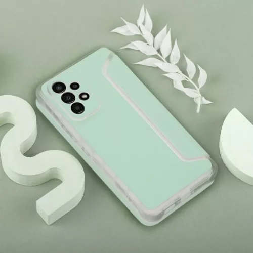 PIANO fliptok Samsung Galaxy A35 5G-hez világoszöld