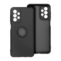 Szilikon gyűrűs tok Samsung Galaxy A35 5G fekete tok