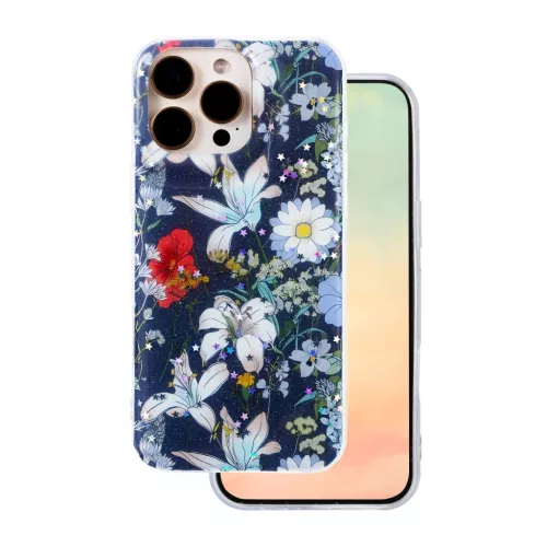 iPhone 16 Pro tok Glow Glam tok 6,3" kék