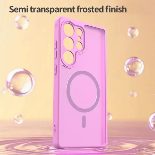 Samsung Galaxy S25 Ultra Pink Techsuit HaloFrost II MagSafe tok