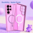Samsung Galaxy S25 Ultra Pink Techsuit HaloFrost II MagSafe tok