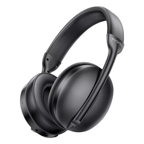Yesido - Vezeték nélküli fejhallgató (EP08) - Bluetooth V5.3-mal, Aktív zajszűréssel, Mikrofonnal, 500mAh - Fekete