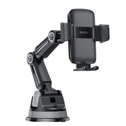   Yesido - Telefon tartó (C275) - Műszerfalra, 1260 fokos teljes körű állítható kialakítás, 4.7-7.2" Telefon - Fekete