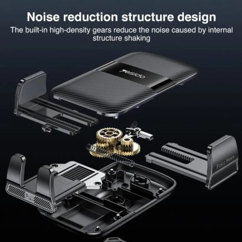 Yesido - Telefon tartó (C275) - Műszerfalra, 1260 fokos teljes körű állítható kialakítás, 4.7-7.2" Telefon - Fekete