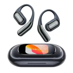   Yesido - Vezeték nélküli fülhallgató (YSP26) - Bluetooth V5.4, LCD, Nyitott fül konstrukció, 14.2 mm Hangszóró, 500mAh - Fekete