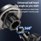 Yesido Autós Tartó Vezeték Nélküli Töltéssel (DS30) - Műszerfalhoz, Type-C, 15W, Qi2.0 - Fekete